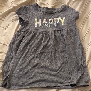 Gray Kids Casual Dress